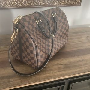 Speedy Bandoulière 30 in Damier Ebene